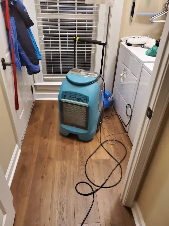 Commercial dehumidifier deployed for Flood Damage Cleanup in Cameron